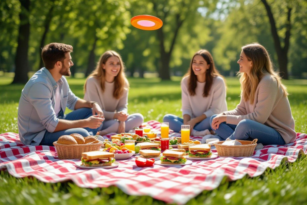 Vikend piknik s prijatelji