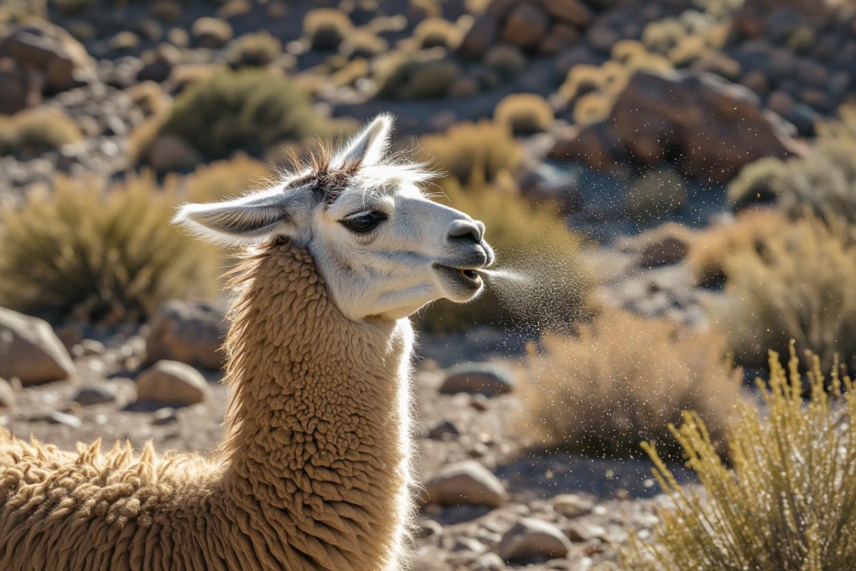 Lama ki pljuva