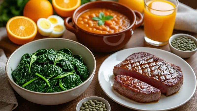 Kaj je dobro jesti pri slabokrvnosti?