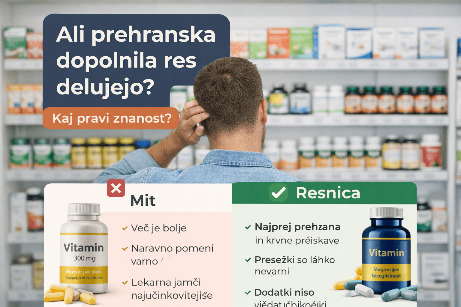 Ali prehranska dopolnila res delujejo?