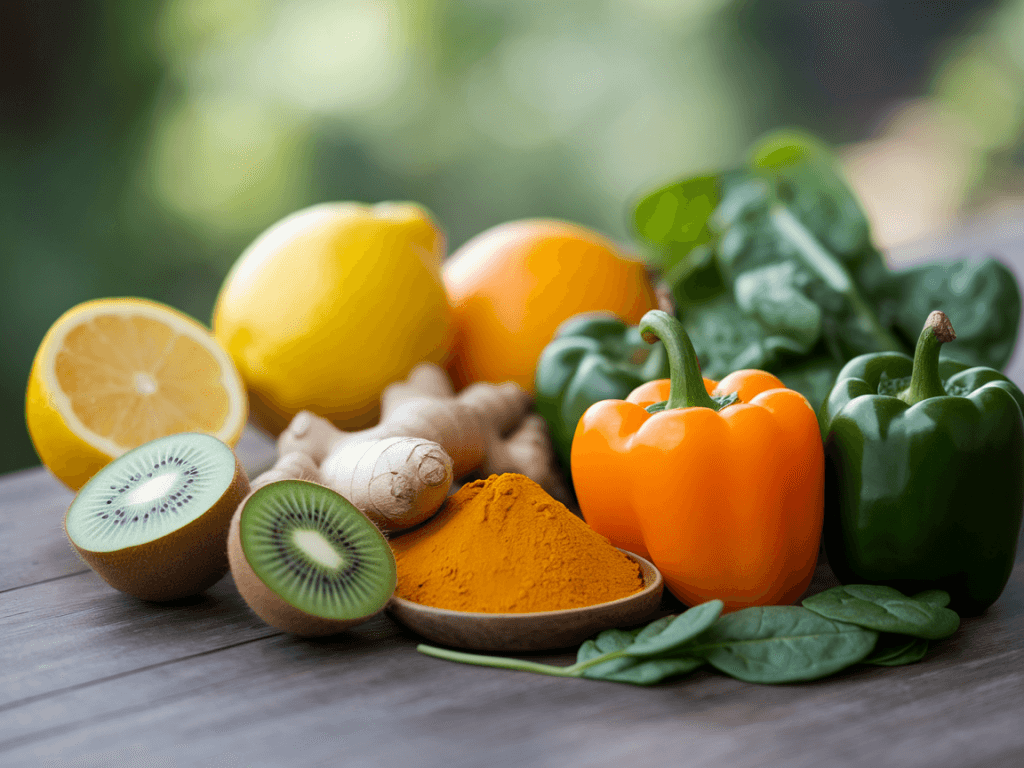Hrana, ki vsebuje vitamine za odpornost.